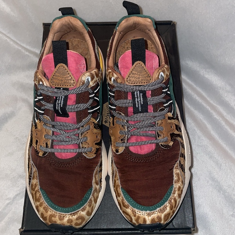 NWT Flower Mountain YAMANO 3 UNI Suede and Technical Fabric Sneakers - Picture 8 of 16